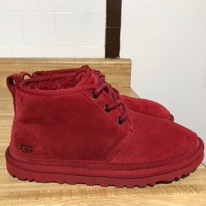 UGG Red Neumel Ankle Boot Size 6